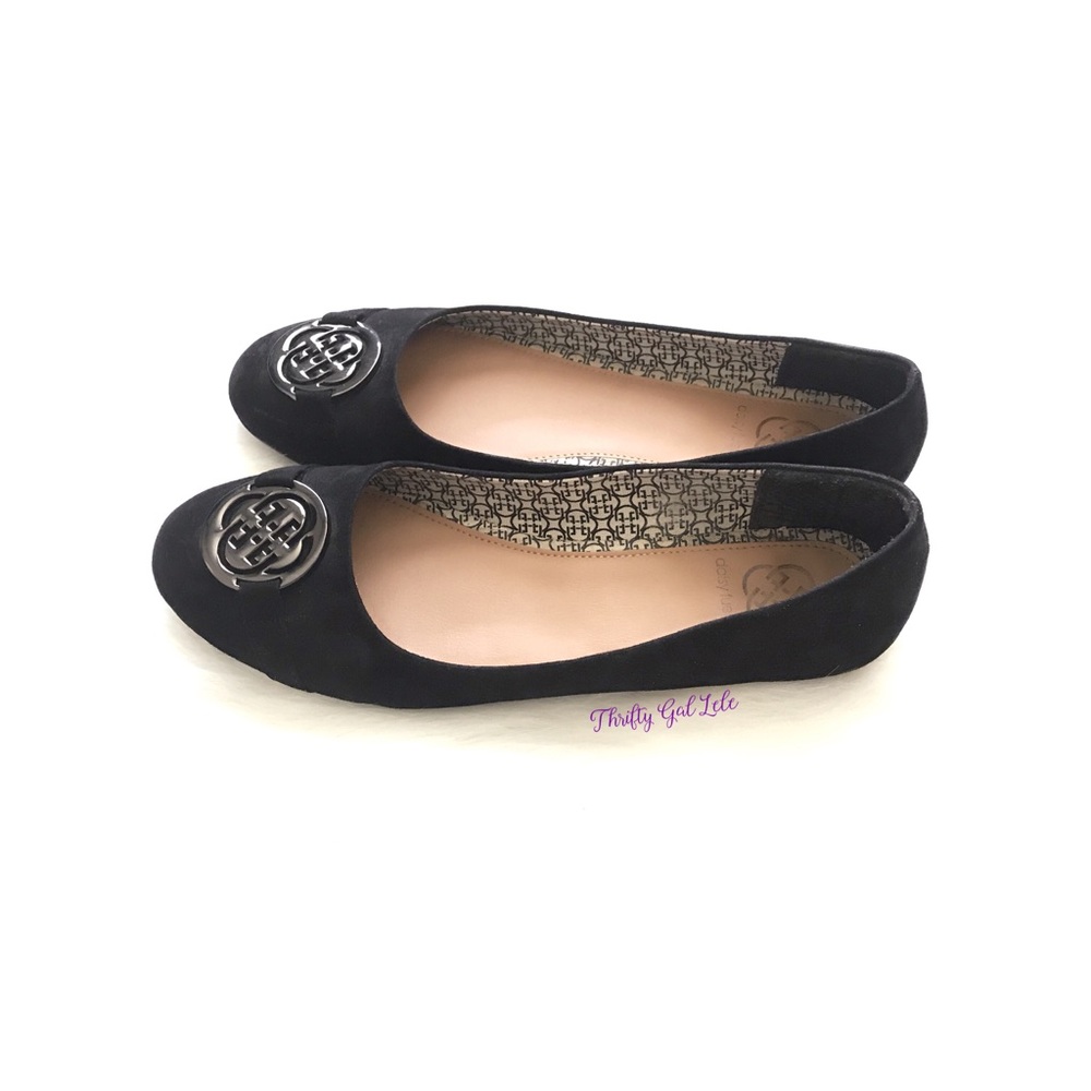 Daisy Fuentes Faux Suede Flats